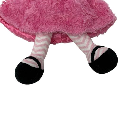 Baby Starters PinkChevron Stripe Marisa Soft Plush Snuggle Buddy Baby Doll 12" - Picture 10 of 12